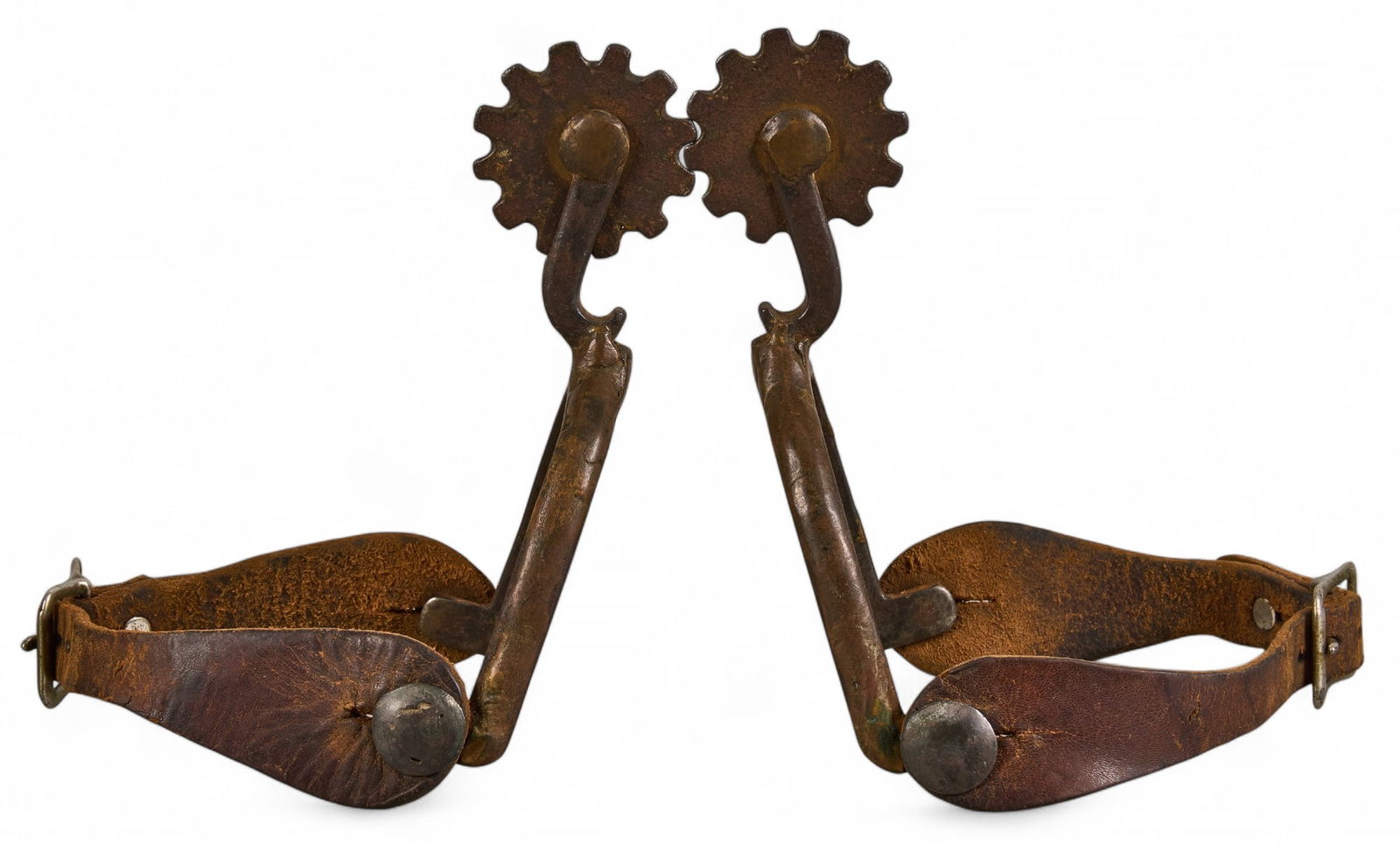 Pair of Joe Bianchi Bottle Opener Iron Spurs (1 of 5)