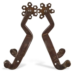 Pair of Robert Lincoln Causey Spurs