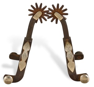 Pair of KB & P Cowboy Spurs