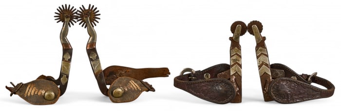(2) Pairs of Vintage Cowboy Spurs