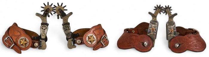 (2) Pairs of Contemporary Spurs