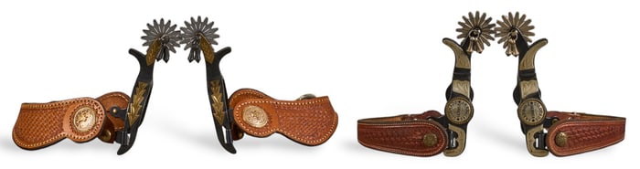 (2) Pairs of Contemporary Spurs