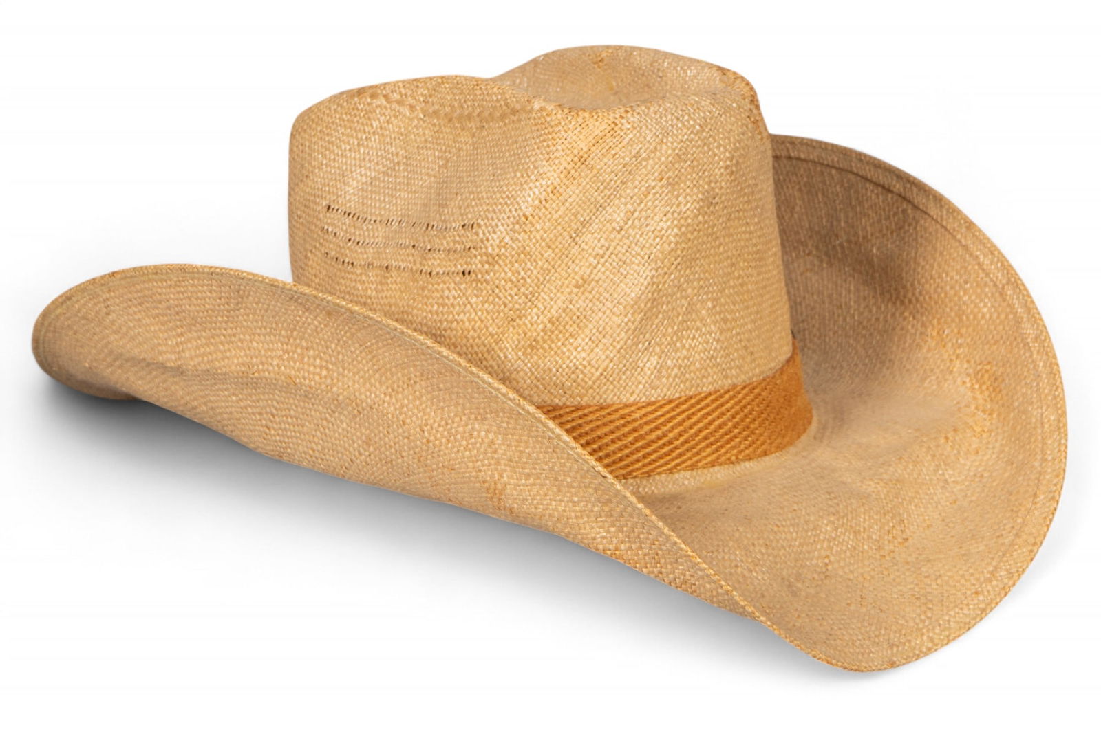 Stetson Road Runner Straw Cowboy Hat, Size 7 1/8 (1 of 7)