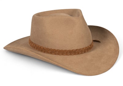 Akubra Snowy River Felt Hat, Size 7 1/8