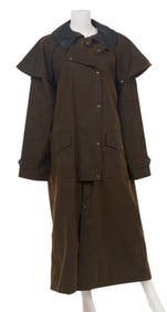 Outback Trading Company Oilskin Duster Coat, Size Large