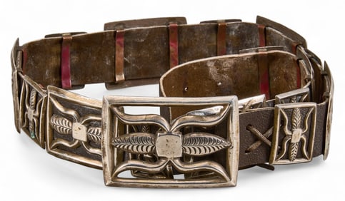 Sterling SIlver Concho Belt