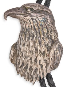 Vintage Stan Betall Bolo Tie with Eagle