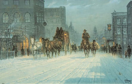G. Harvey, "Cowtown 1880"
