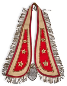 Sash and Re-Cast George Washington Peace Medal