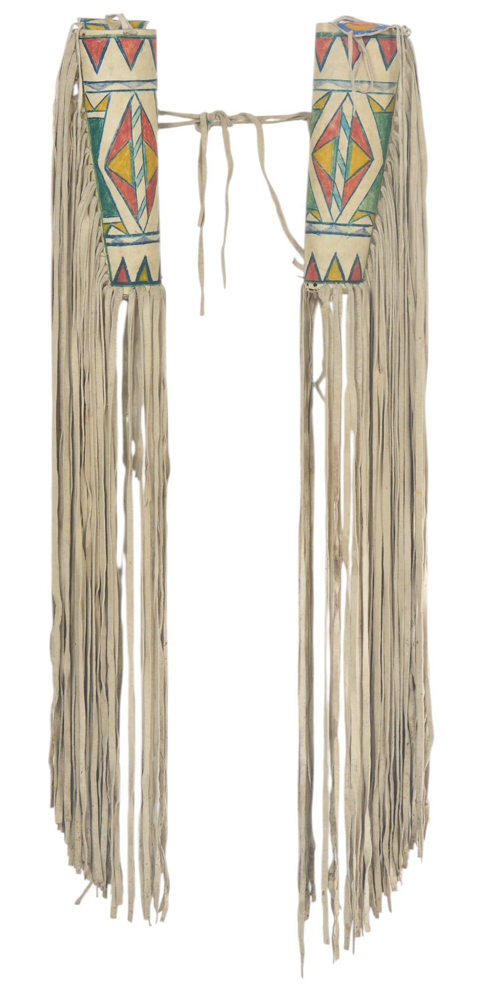 Pair of Plateau Parfleche Cylinders (1 of 4)