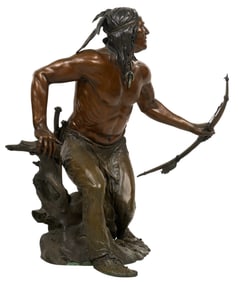 Burl Jones, Native American Bronze