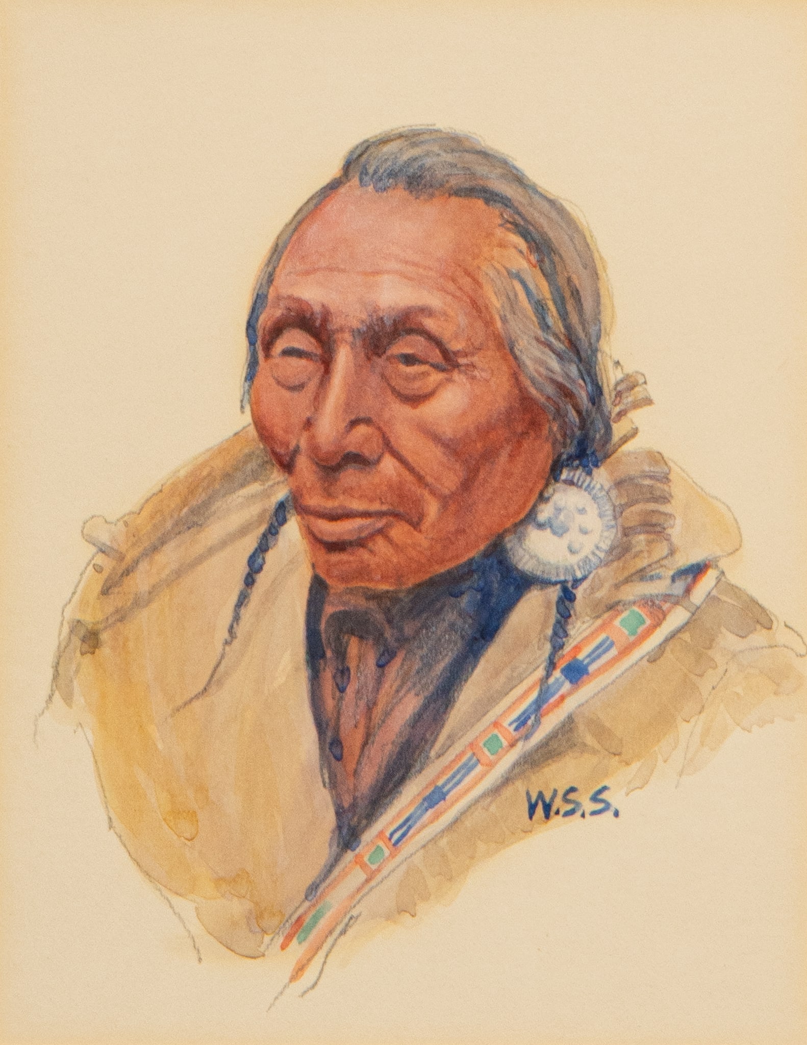 William Steve Seltzer, Native American Portrait (1 of 4)