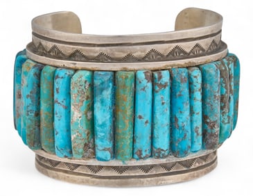 Sterling Silver and Turquoise Cuff