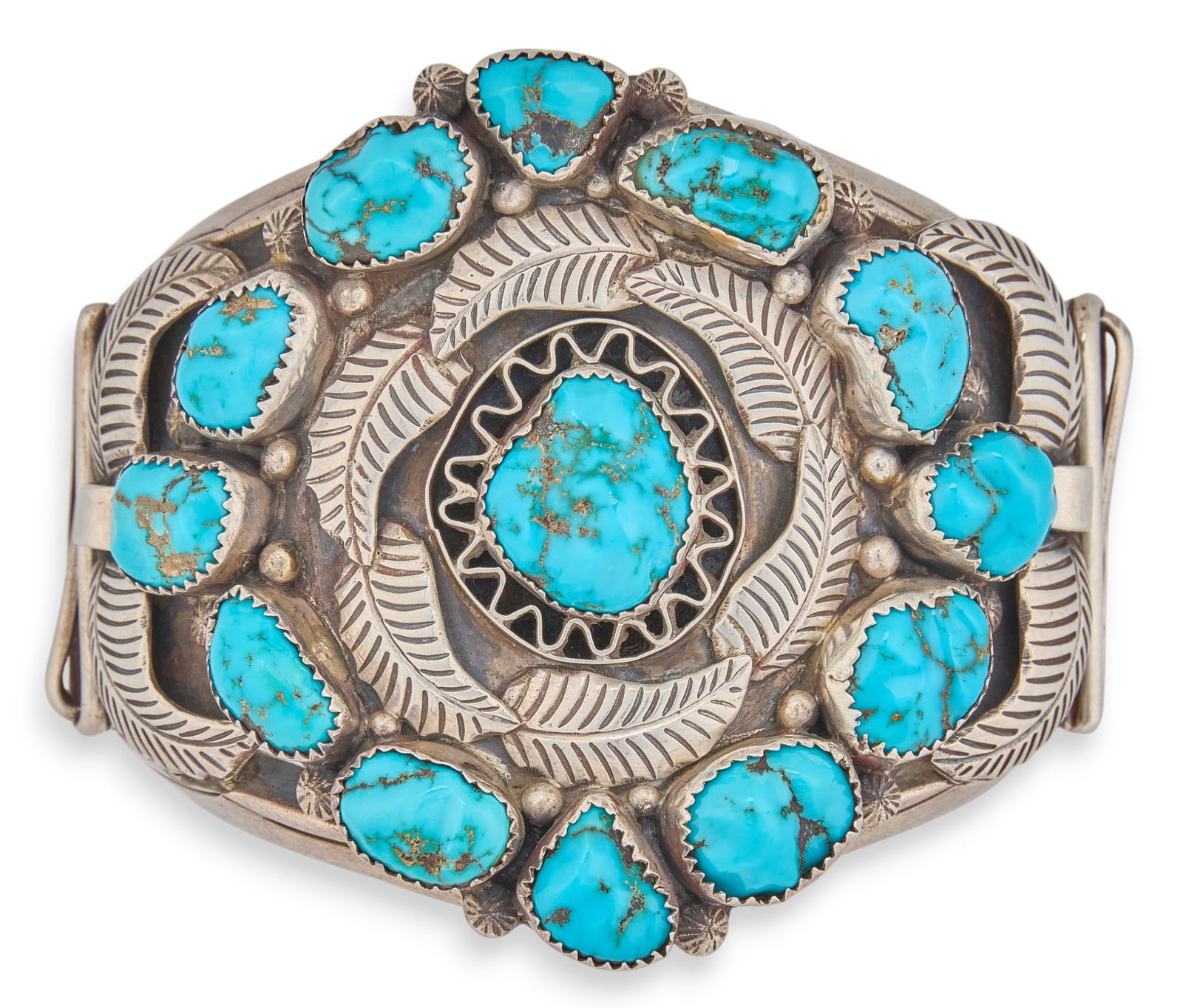 Sterling Silver and Turquoise Cuff (1 of 5)