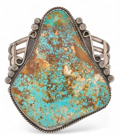 Sterling Silver and Turquoise Cuff