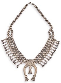 Sterling Silver Navajo Squash Blossom