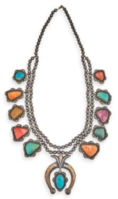 Turquoise & Jasper Squashblossom