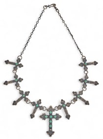 Sterling Silver Turquoise Necklace