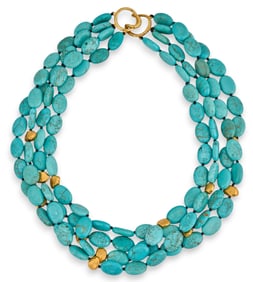 Turquoise Beaded Necklace