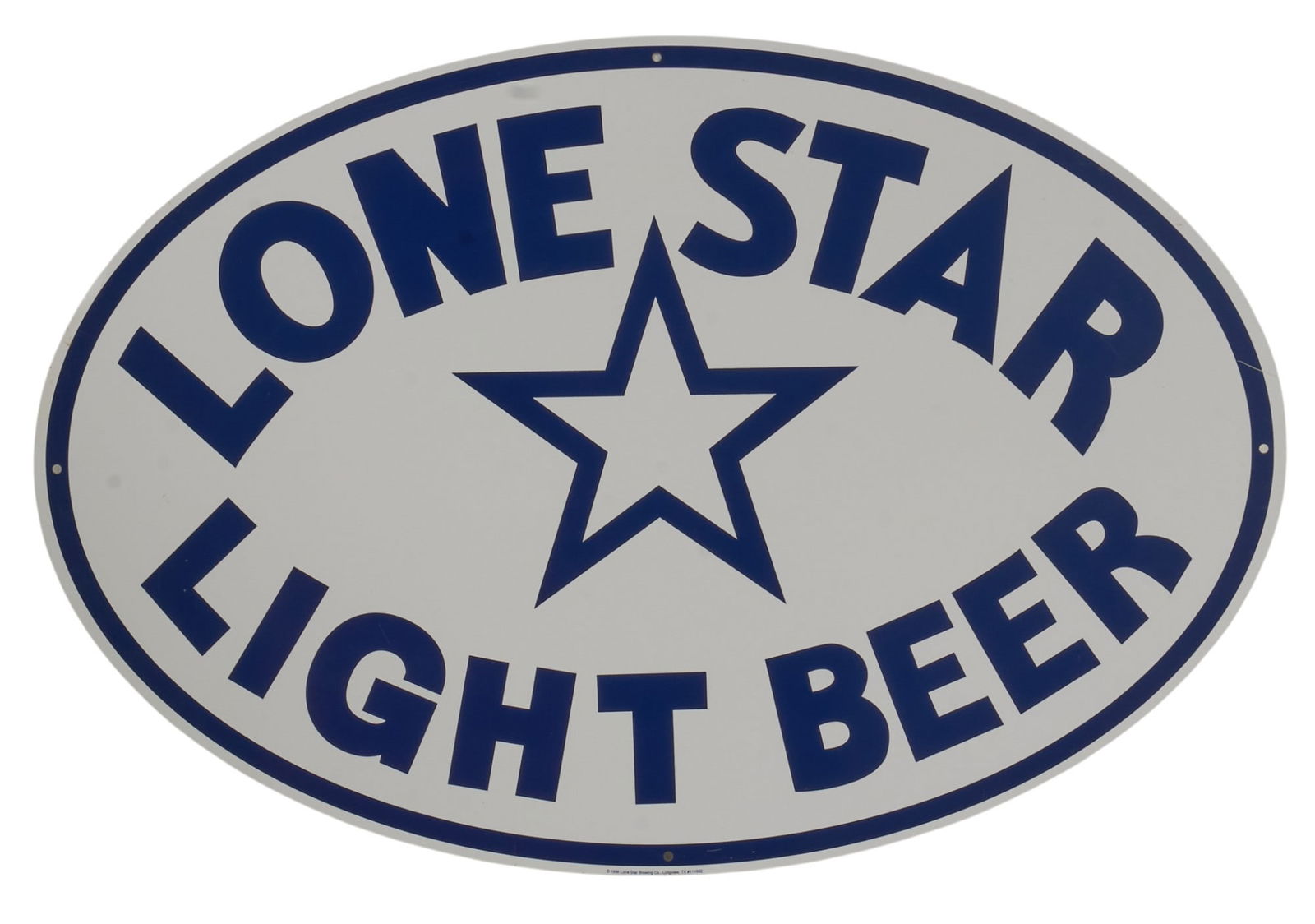 Vintage Lone Star Beer "Light Beer" Sign (1 of 3)