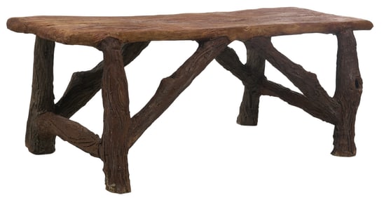 Faux Bois Bench