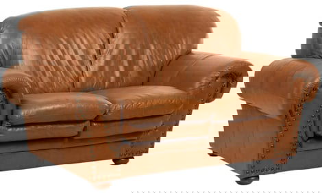 Leather Love Seat