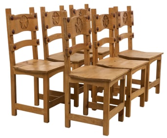 (6) Ranch Style Chairs