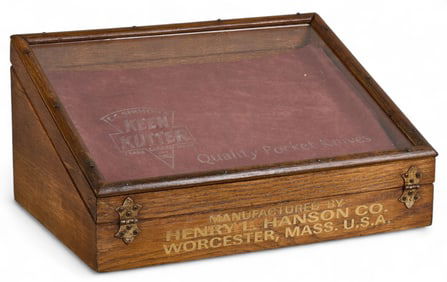 Keen Kutter Pocket Knife Display Cabinet