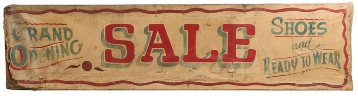Texas General Store Sale Banner