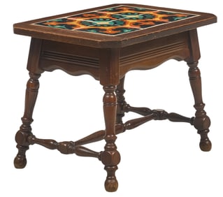 Spanish Revival Tile Top Table