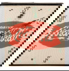 Coca-Cola Fishtail Electric Clock, PAM Clock Co.