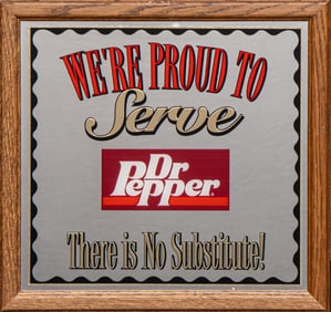 Dr. Pepper Bar Mirror