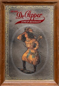Dr. Pepper Bar Mirror
