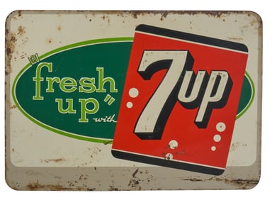7Up Metal Sign