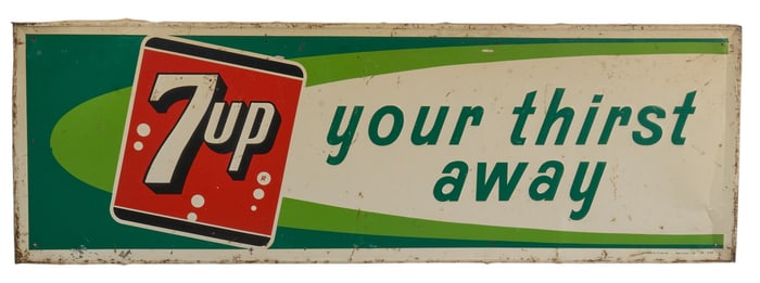 7Up Metal Sign