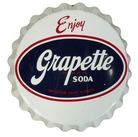 Grapette Bottlecap Sign