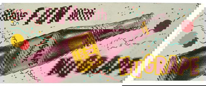 Nugrape Soda Sign