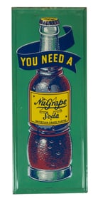 Nugrape Soda Sign