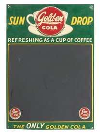 Sun Drop Cola Chalkboard Advertising Sign