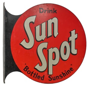 Sun Spot Flange Sign