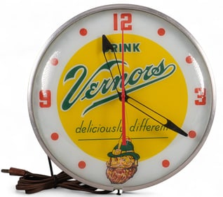 Vernors Lighted Clock