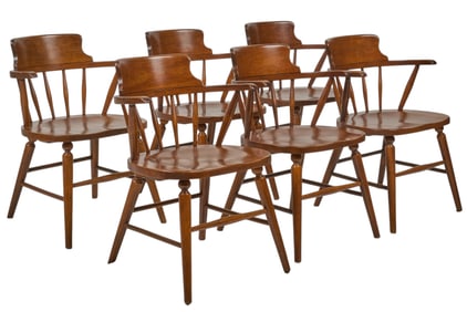 (6) W.R. Dallas Dining Chairs