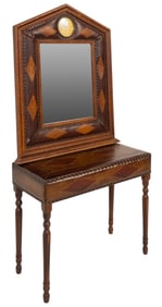 Leather Mirror & Console