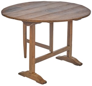 Restored Antique Flip Top Table