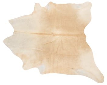 White Cowhide, 7 ft. 7 in. x 7 ft.