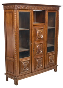 Carved Display Cabinet