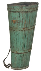 19th C. French Harvest Hotte Basket