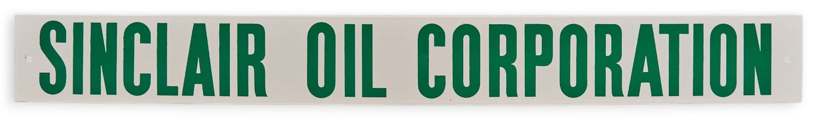 Sinclair Oil Corporation Porcelain Sign (1 of 3)