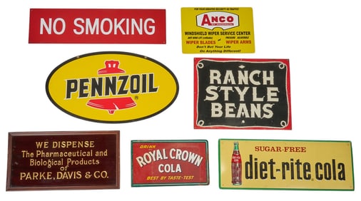 (7) Vintage Advertizing Signs