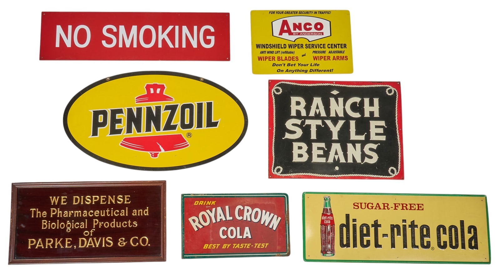 (7) Vintage Advertizing Signs (1 of 3)